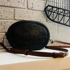 Camera Bag In Colorblock With Horse And Carriage